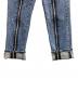 中古・古着 JOHN LAWRENCE SULLIVAN (ジョン ローレンス サリバン) JOHN LAWRENCE SULLIVAN BLEACHED DENIM ZIPPED PANTS  インディゴ サイズ:46：12000円