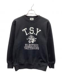 TATTOO STUDIO YAMADA（タトゥースタジオヤマダ）の古着「カレッジスウェット」｜ブラック