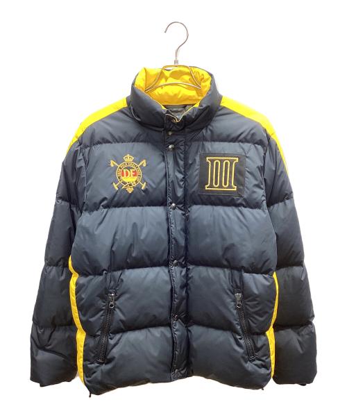 POLO RALPH LAUREN（ポロ・ラルフローレン）POLO RALPH LAUREN (ポロ・ラルフローレン) ダウンジャケット イエロー×ブラック サイズ:Lの古着・服飾アイテム