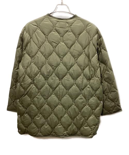 TAION（タイオン）TAION (タイオン) JOURNAL STANDARD relume (ジャーナルスタンダード レリューム) TAION＊RELUME ミリタリーダウンJKT カーキ サイズ:Fの古着・服飾アイテム