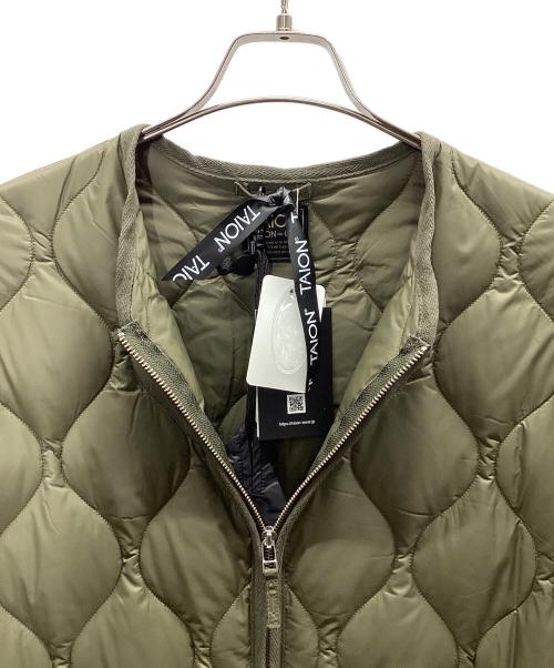 TAION（タイオン）TAION (タイオン) JOURNAL STANDARD relume (ジャーナルスタンダード レリューム) TAION＊RELUME ミリタリーダウンJKT カーキ サイズ:Fの古着・服飾アイテム