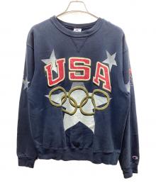 Champion（チャンピオン）の古着「スウェット」｜ネイビー
