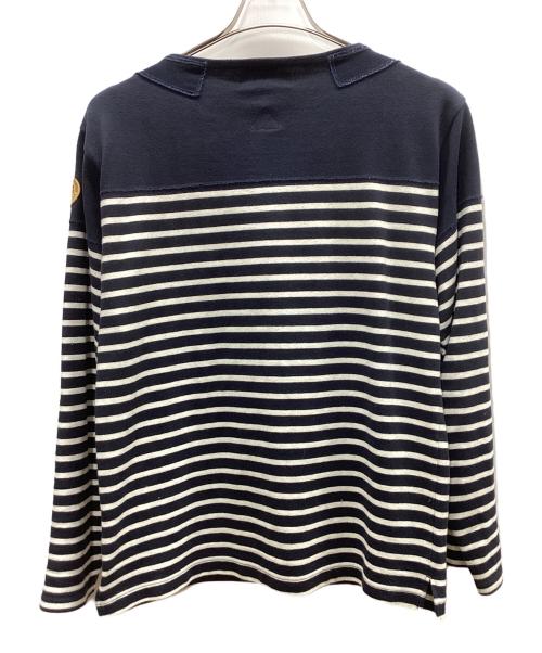 NIGEL CABOURN（ナイジェルケーボン）NIGEL CABOURN (ナイジェルケーボン) ボーダーカットソー ネイビー×ホワイト サイズ:46の古着・服飾アイテム
