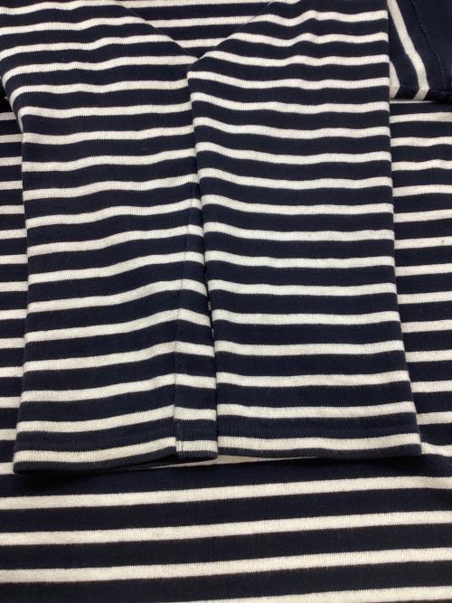 NIGEL CABOURN（ナイジェルケーボン）NIGEL CABOURN (ナイジェルケーボン) ボーダーカットソー ネイビー×ホワイト サイズ:46の古着・服飾アイテム