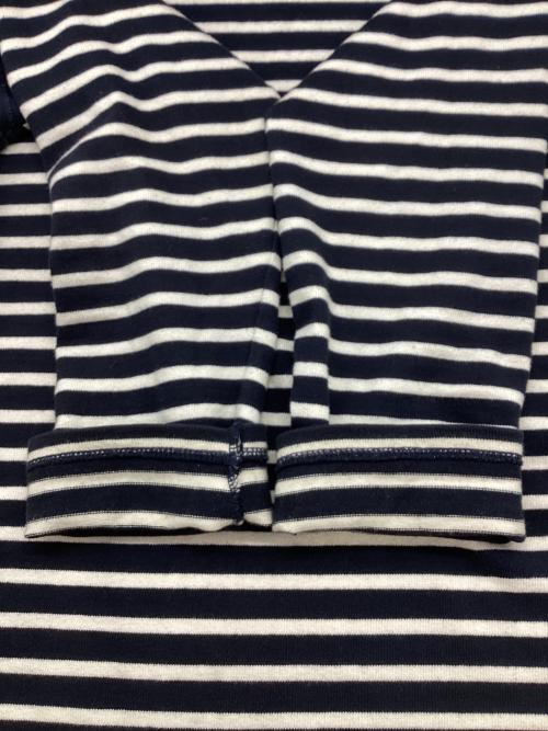 NIGEL CABOURN（ナイジェルケーボン）NIGEL CABOURN (ナイジェルケーボン) ボーダーカットソー ネイビー×ホワイト サイズ:46の古着・服飾アイテム