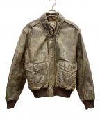 BANANA REPUBLICバナナリパブリック）の古着「A-2ジャケット」｜ブラウン