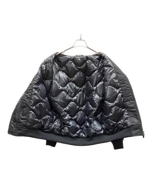 UNIQLO（ユニクロ）UNIQLO (ユニクロ) +J (プラスジェイ) ハイブリッドダウンオーバーサイズMA－1 ブラック サイズ:Lの古着・服飾アイテム