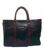 cocomeisterココマイスター）の古着「ビジネストートバッグ」｜ブラック×ブラウン