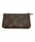 LOUIS VUITTON (ルイ ヴィトン) LOUIS VUITTON　カードキーケース ポシェット・クレ ブラウン：15000円
