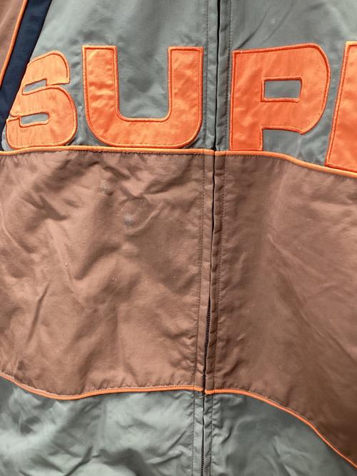 SUPREME（シュプリーム）Supreme (シュプリーム) ナイロンジャケット ベージュ×ブラウン サイズ:Lの古着・服飾アイテム