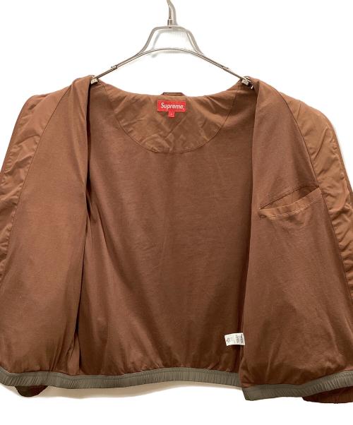 SUPREME（シュプリーム）Supreme (シュプリーム) ナイロンジャケット ベージュ×ブラウン サイズ:Lの古着・服飾アイテム