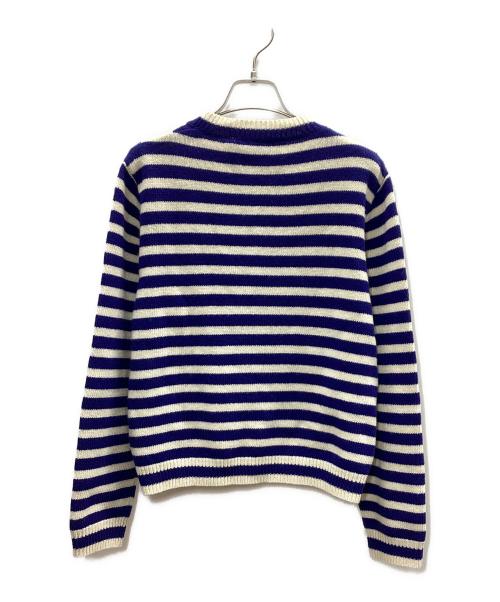 GUCCI（グッチ）GUCCI (グッチ) GUCCI ニット ブルー×ホワイト サイズ:Mの古着・服飾アイテム
