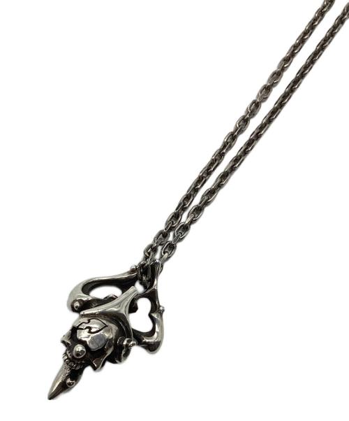 F.A.L（エフエーエル）F.A.L (エフエーエル) スカルネックレス シルバーの古着・服飾アイテム