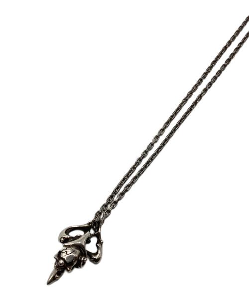 F.A.L（エフエーエル）F.A.L (エフエーエル) スカルネックレス シルバーの古着・服飾アイテム
