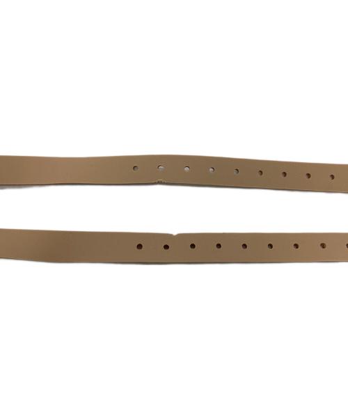 Maison Margiela（メゾンマルジェラ）Maison Margiela (メゾンマルジェラ) タビアンクルストラップパンプス ベージュ サイズ:38の古着・服飾アイテム