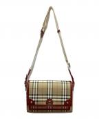 BURBERRYバーバリー）の古着「Burberry Pre-Owned」｜ベージュ×レッド