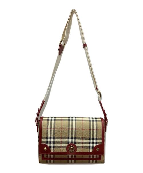 BURBERRY（バーバリー）BURBERRY (バーバリー) Burberry Pre-Owned  ベージュ×レッドの古着・服飾アイテム