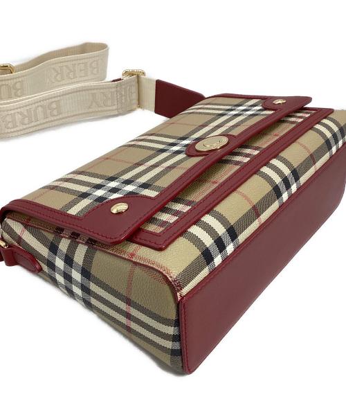 BURBERRY（バーバリー）BURBERRY (バーバリー) Burberry Pre-Owned  ベージュ×レッドの古着・服飾アイテム