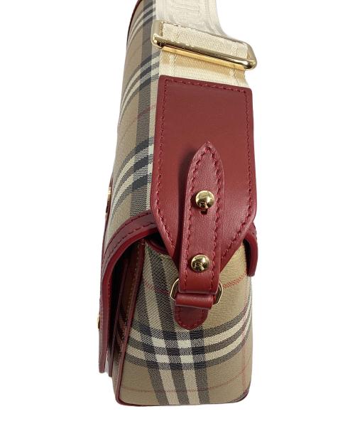 BURBERRY（バーバリー）BURBERRY (バーバリー) Burberry Pre-Owned  ベージュ×レッドの古着・服飾アイテム