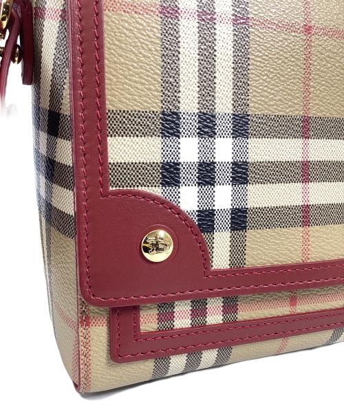 BURBERRY（バーバリー）BURBERRY (バーバリー) Burberry Pre-Owned  ベージュ×レッドの古着・服飾アイテム