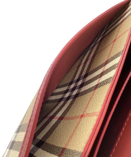 BURBERRY（バーバリー）BURBERRY (バーバリー) Burberry Pre-Owned  ベージュ×レッドの古着・服飾アイテム