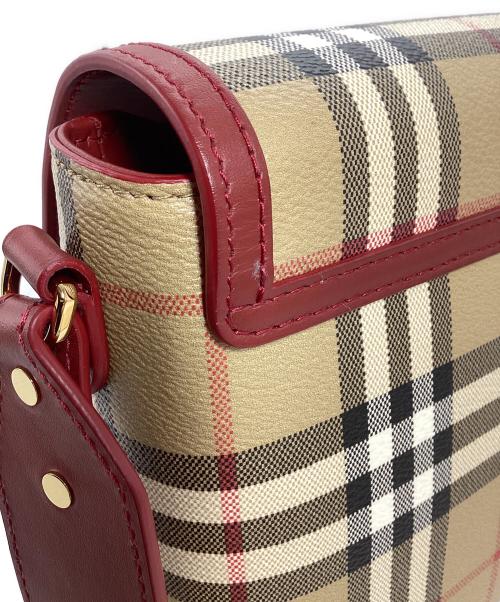 BURBERRY（バーバリー）BURBERRY (バーバリー) Burberry Pre-Owned  ベージュ×レッドの古着・服飾アイテム
