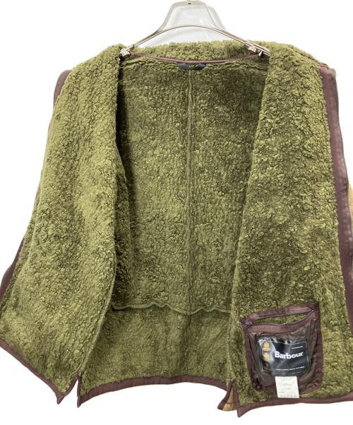 Barbour（バブアー）Barbour (バブアー) スウェードタッチフリースジャケット カーキ サイズ:Mの古着・服飾アイテム