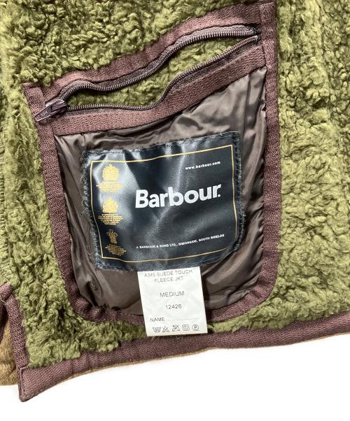 Barbour（バブアー）Barbour (バブアー) スウェードタッチフリースジャケット カーキ サイズ:Mの古着・服飾アイテム