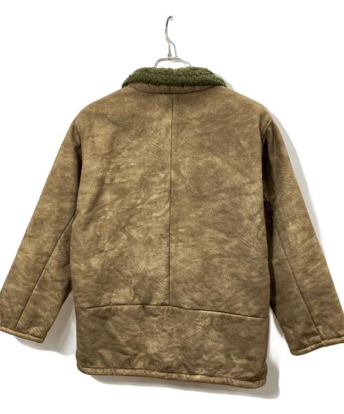 Barbour（バブアー）Barbour (バブアー) スウェードタッチフリースジャケット カーキ サイズ:Mの古着・服飾アイテム
