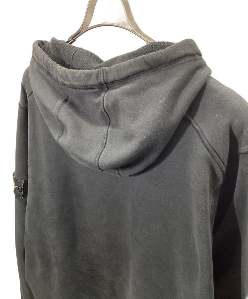 STONE ISLAND（ストーンアイランド）STONE ISLAND (ストーンアイランド) ガーメントダイコットンプルオーバースウェットフーディー ブラック サイズ:XXLの古着・服飾アイテム