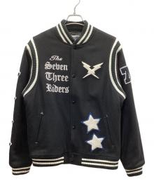 SEVEN THREE-R（セブンスリーアール）の古着「スタジャン」｜ブラック