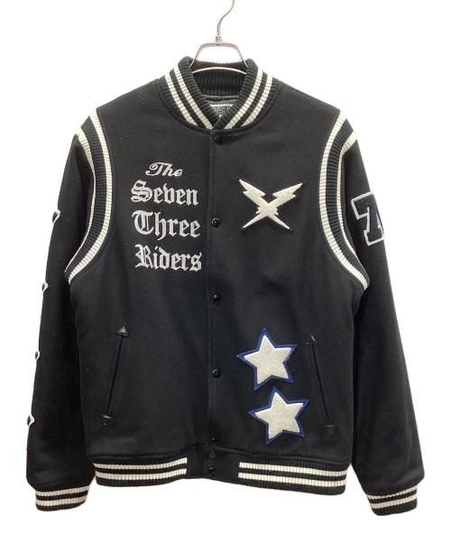 SEVEN THREE-R（セブンスリーアール）SEVEN THREE-R (セブンスリーアール) スタジャン ブラック サイズ:Lの古着・服飾アイテム