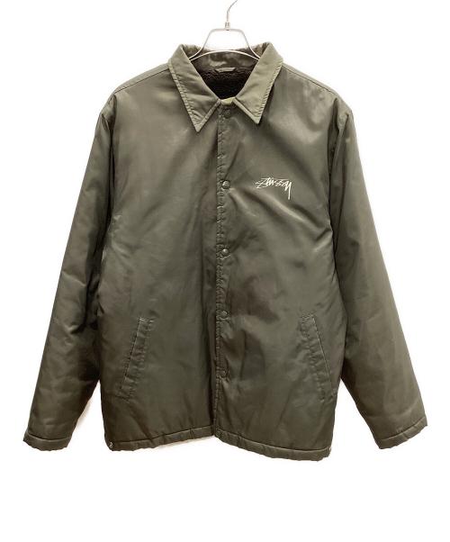 stussy（ステューシー）stussy (ステューシー) コーチジャケット カーキ サイズ:Lの古着・服飾アイテム