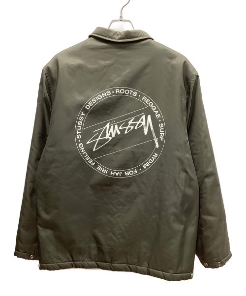 stussy（ステューシー）stussy (ステューシー) コーチジャケット カーキ サイズ:Lの古着・服飾アイテム