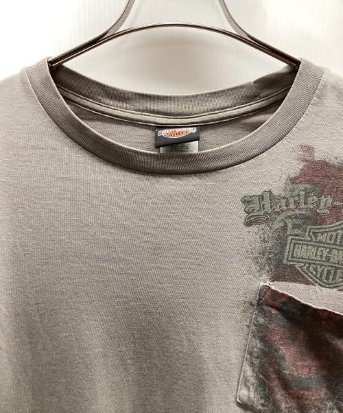 HARLEY-DAVIDSON（ハーレーダビッドソン）HARLEY-DAVIDSON (ハーレーダビッドソン) 長袖Tシャツ グレー サイズ:不明の古着・服飾アイテム