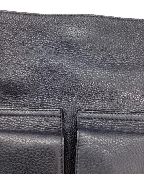 GUCCI（グッチ）GUCCI (グッチ) ショルダーバッグ ネイビーの古着・服飾アイテム