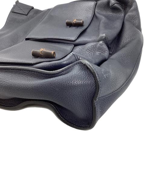 GUCCI（グッチ）GUCCI (グッチ) ショルダーバッグ ネイビーの古着・服飾アイテム