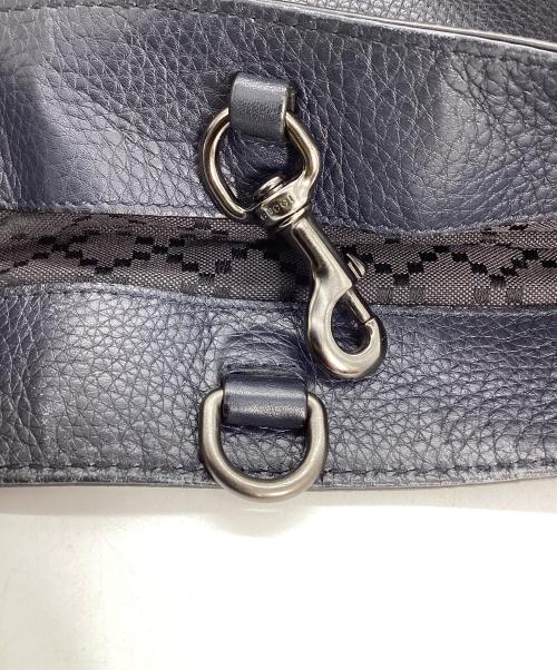 GUCCI（グッチ）GUCCI (グッチ) ショルダーバッグ ネイビーの古着・服飾アイテム