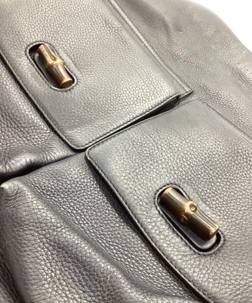 GUCCI（グッチ）GUCCI (グッチ) ショルダーバッグ ネイビーの古着・服飾アイテム
