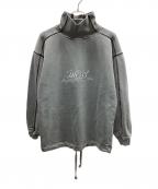 DIESELディーゼル）の古着「モックネックスウェット」｜グレー