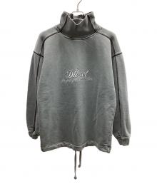DIESEL（ディーゼル）の古着「モックネックスウェット」｜グレー
