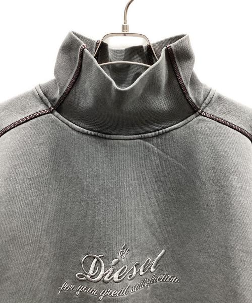 DIESEL（ディーゼル）DIESEL (ディーゼル) モックネックスウェット グレー サイズ:Sの古着・服飾アイテム