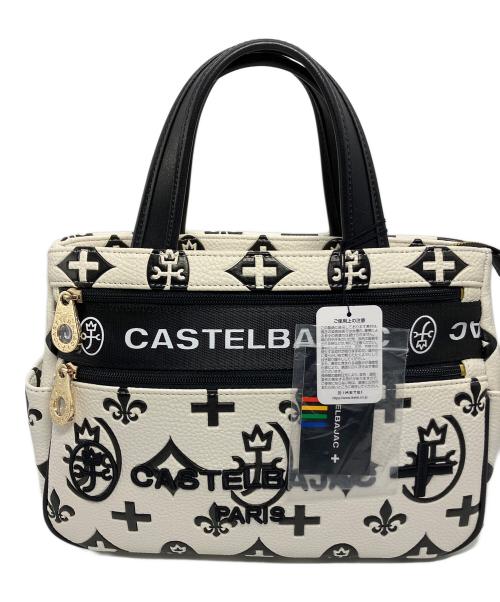 CASTELBAJAC（カステルバジャック）CASTELBAJAC (カステルバジャック) ハンドバッグ ホワイト 未使用品の古着・服飾アイテム