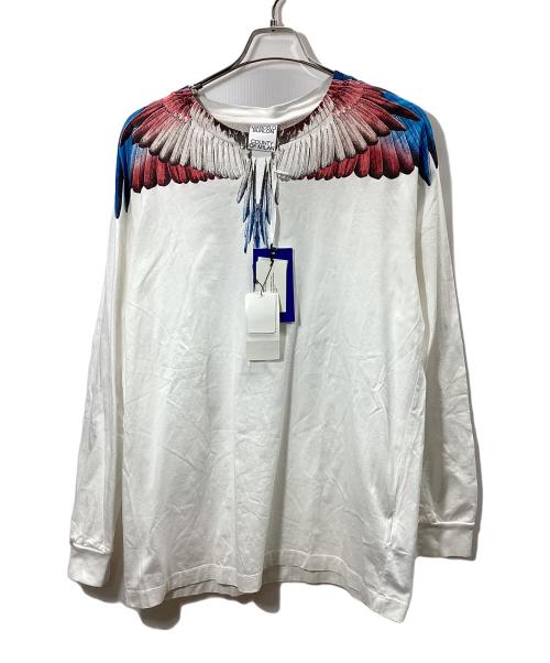 MARCELO BURLON（マルセロバーロン）MARCELO BURLON (マルセロバーロン) 長袖Tシャツ ホワイト サイズ:M 未使用品の古着・服飾アイテム
