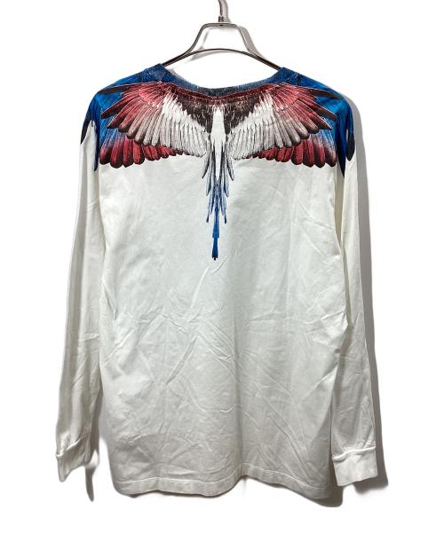 MARCELO BURLON（マルセロバーロン）MARCELO BURLON (マルセロバーロン) 長袖Tシャツ ホワイト サイズ:M 未使用品の古着・服飾アイテム