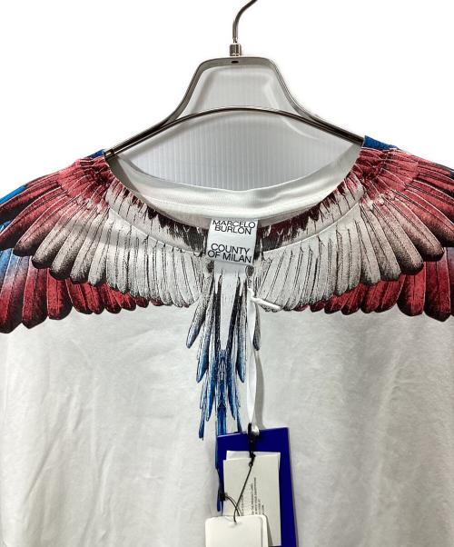 MARCELO BURLON（マルセロバーロン）MARCELO BURLON (マルセロバーロン) 長袖Tシャツ ホワイト サイズ:M 未使用品の古着・服飾アイテム