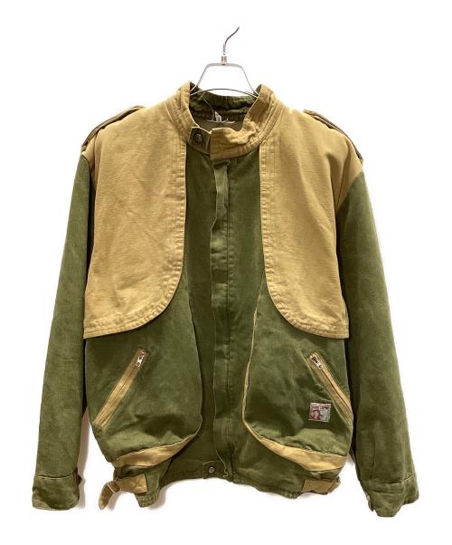 French Military（フレンチミリタリー）French Military (フレンチミリタリー) ハンティングジャケット ベージュ×カーキ サイズ:3の古着・服飾アイテム