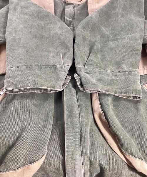French Military（フレンチミリタリー）French Military (フレンチミリタリー) ハンティングジャケット ベージュ×カーキ サイズ:3の古着・服飾アイテム
