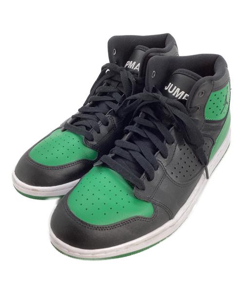 NIKE（ナイキ）NIKE (ナイキ) JORDAN ACCESS ブラック×グリーン サイズ:26.5の古着・服飾アイテム