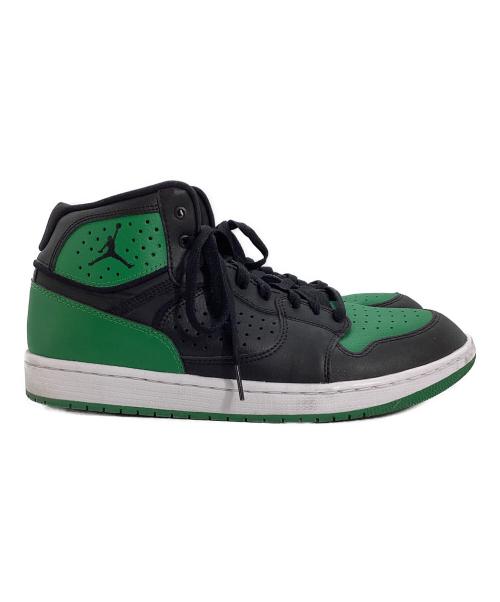 NIKE（ナイキ）NIKE (ナイキ) JORDAN ACCESS ブラック×グリーン サイズ:26.5の古着・服飾アイテム
